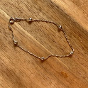 Disco silver bracelet